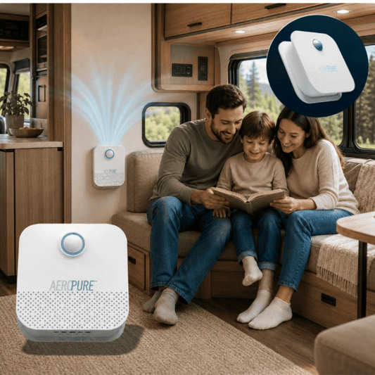 AeroPure™ | TIRED OF MUSTY ODOURS IN YOUR CABIN? Breathe Cleaner, Fresher Air With This Odor Cleaner